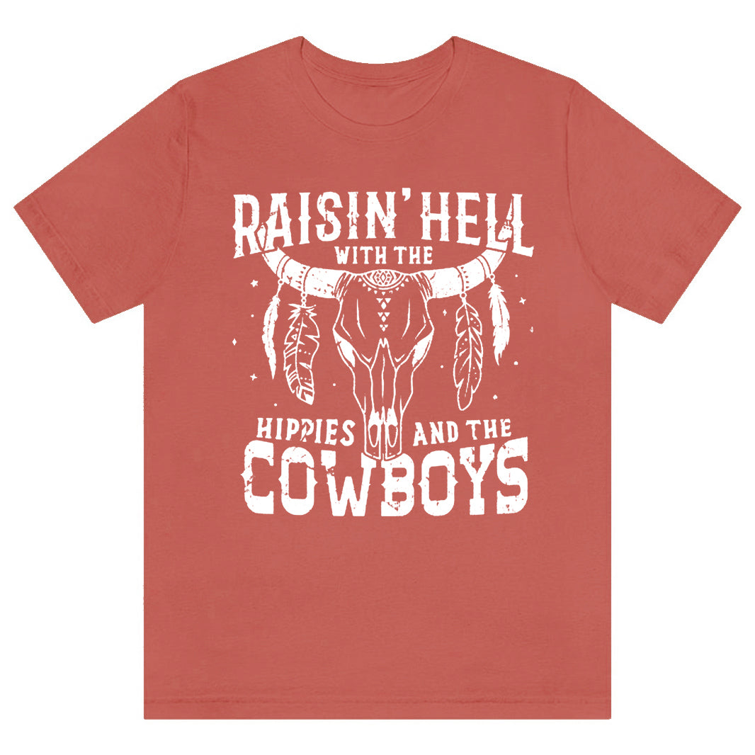 Raisin Hell With The Hippies T-shirts