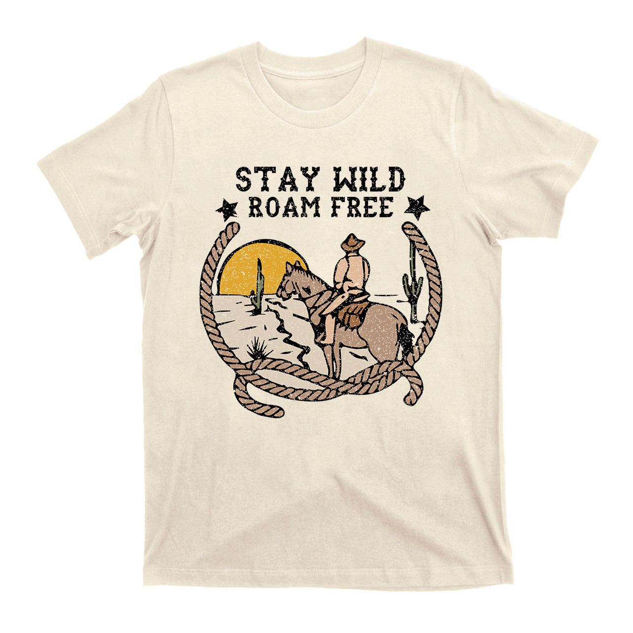 Stay Wild Western Cowboy T-Shirt