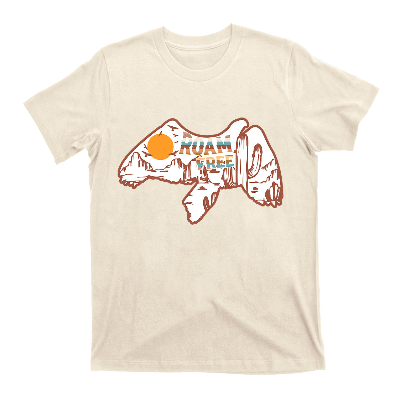 Roam Free Cowboy Independence Day T-Shirt