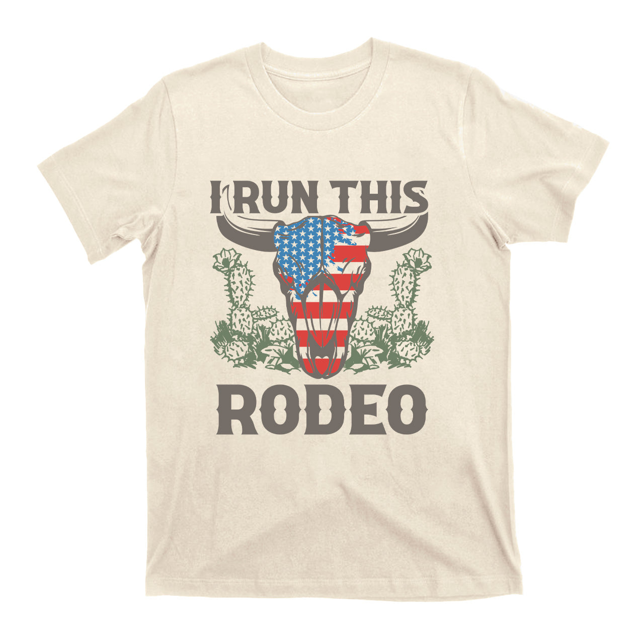 I Run This Rodeo America Cow T-Shirts