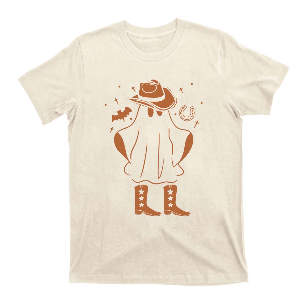 Boo Haw Cowboy Ghost Western Country Halloween T-Shirt