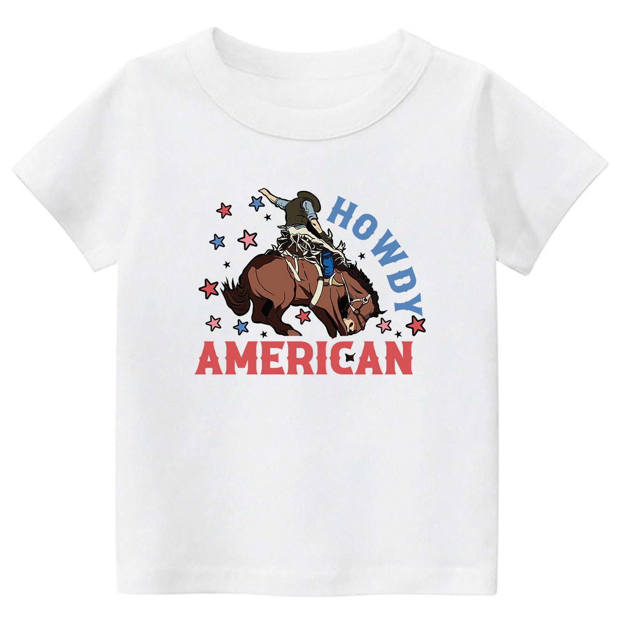 Howdy American Cowboy Kids T-shirt