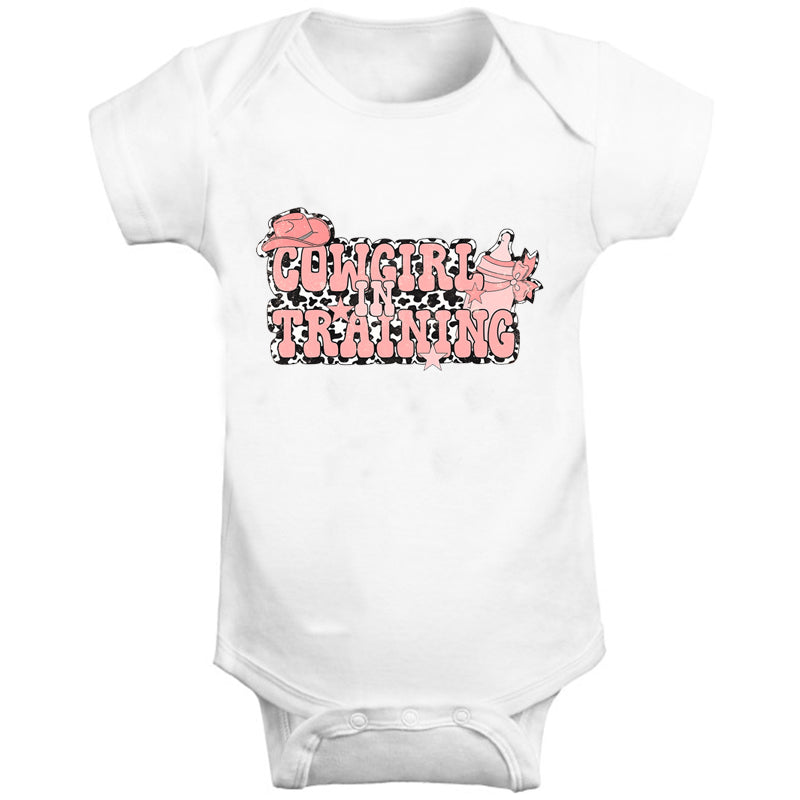 Cowgirl In Training Western Baby Bodysuit