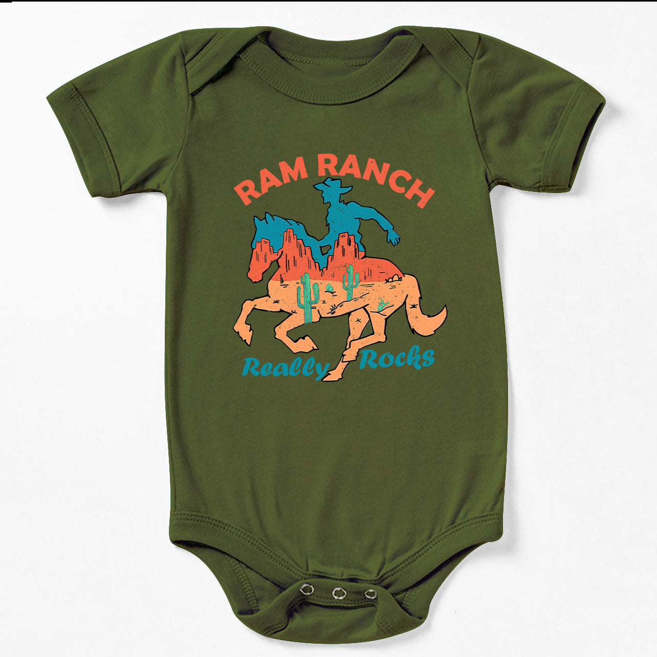 Ram Ranch Really Rocks Baby Bodysuit