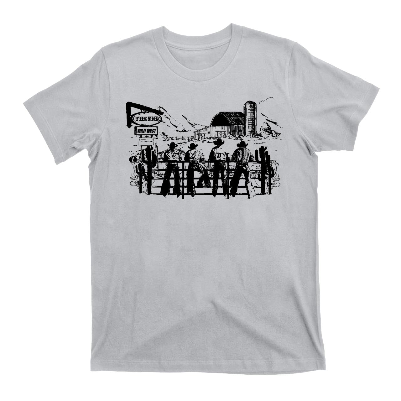 The End Wild Western Cowboy T-Shirts