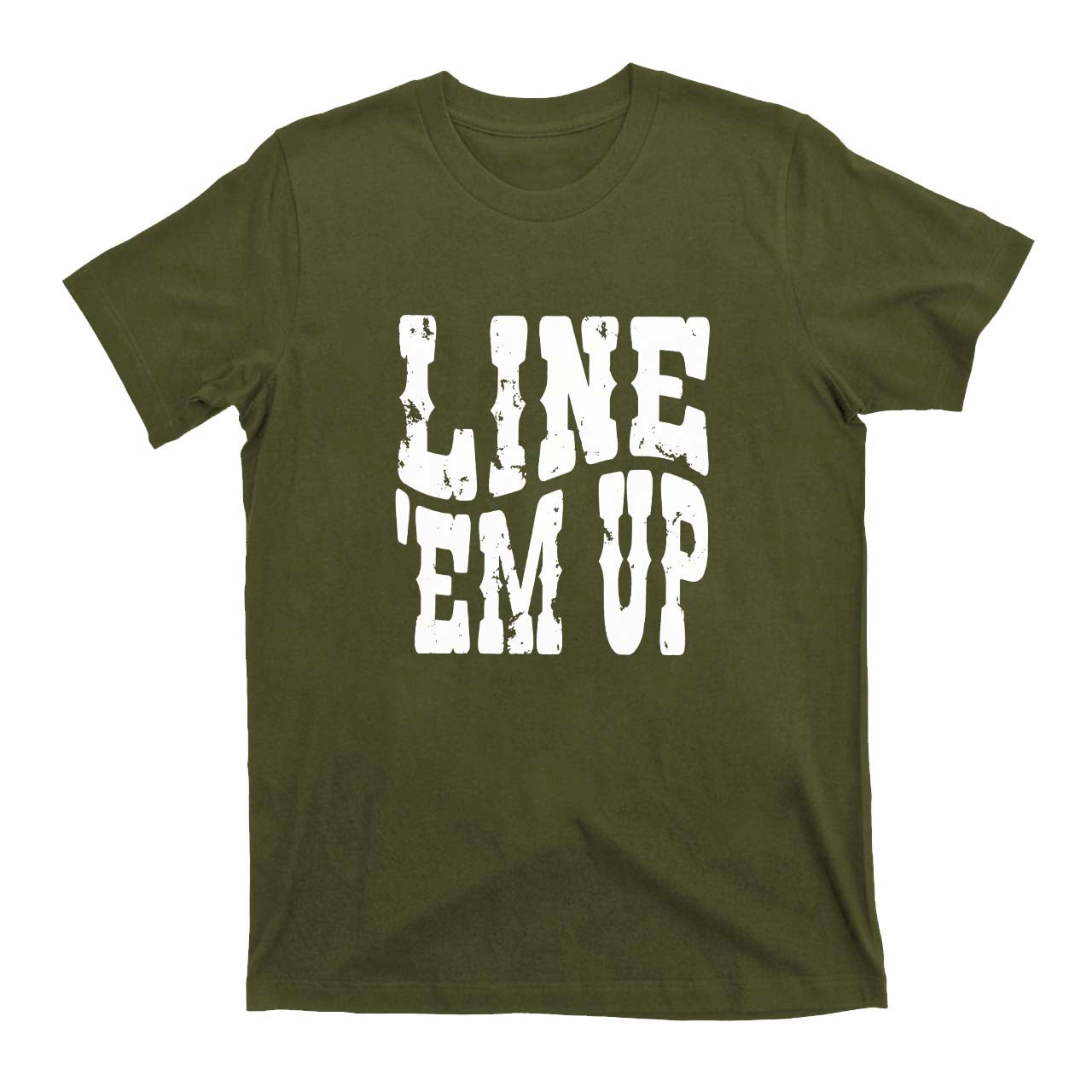 Line'Em Up Cowboy T-Shirts
