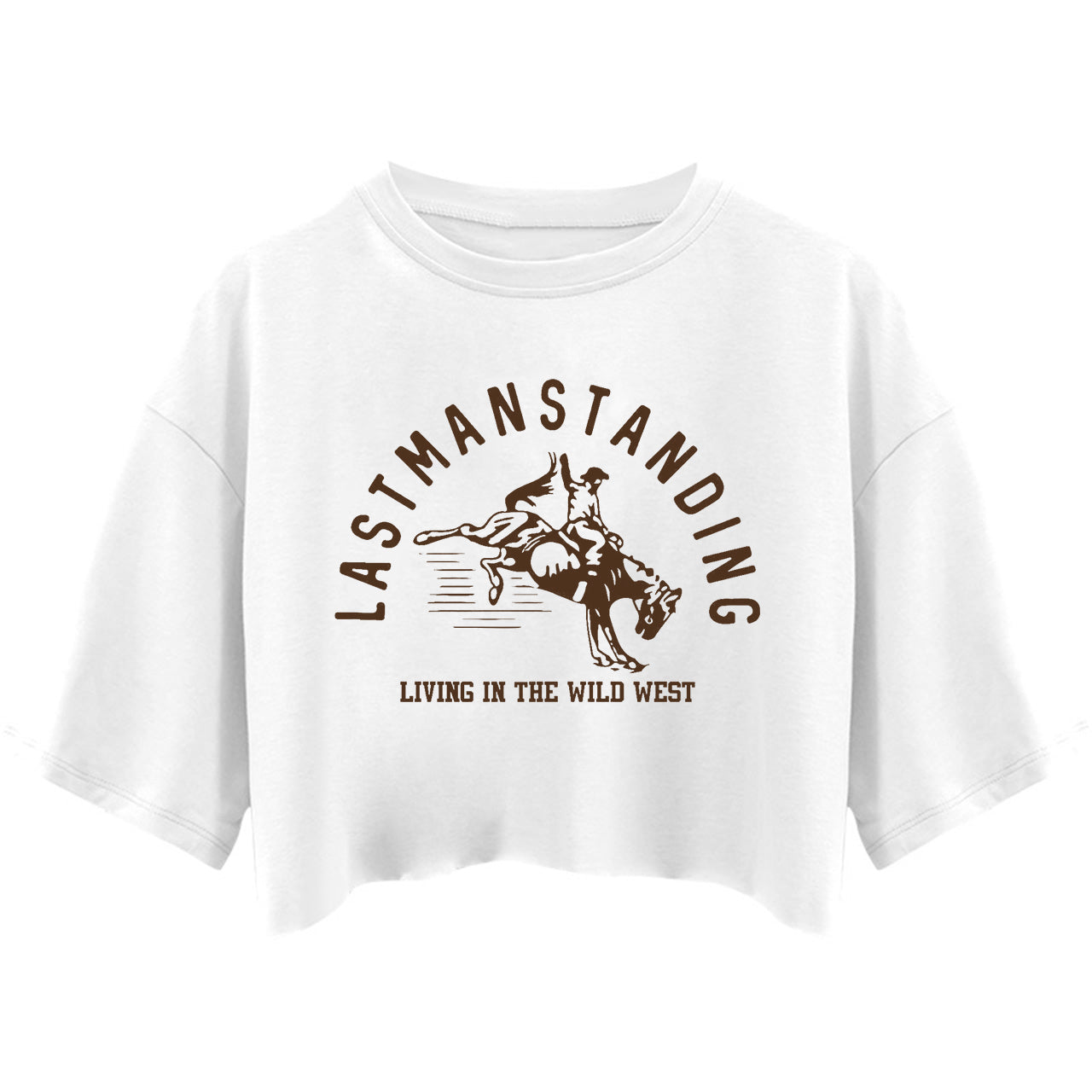 Last Man Standing Living In The Wild West Crop Top