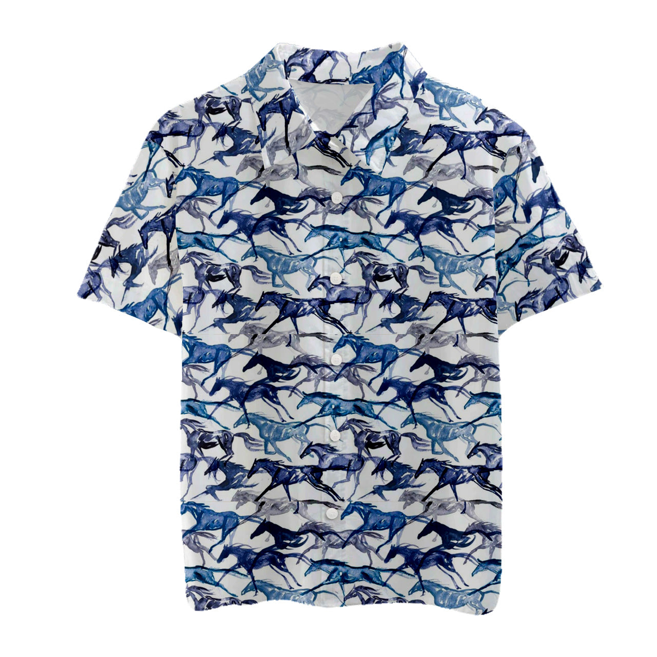 Horse Galloping Button Up Shirts