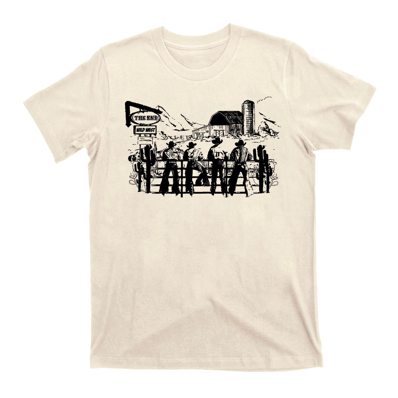 The End Wild Western Cowboy T-Shirts