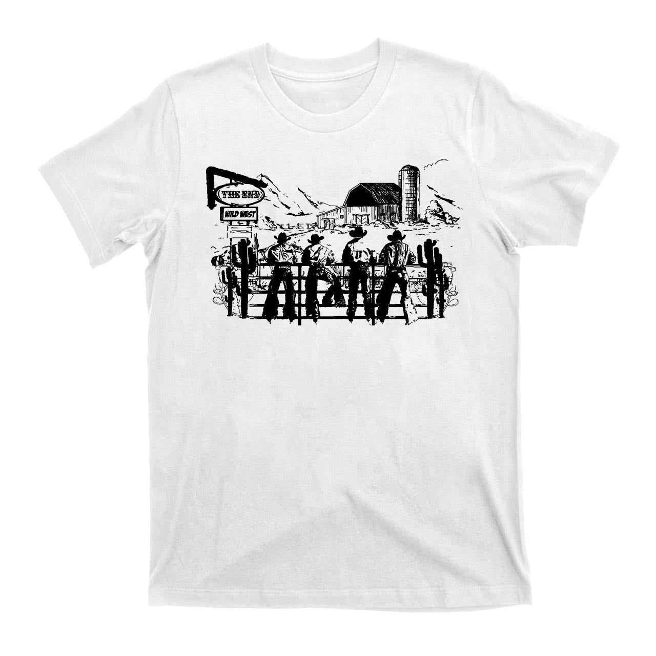 The End Wild Western Cowboy T-Shirts