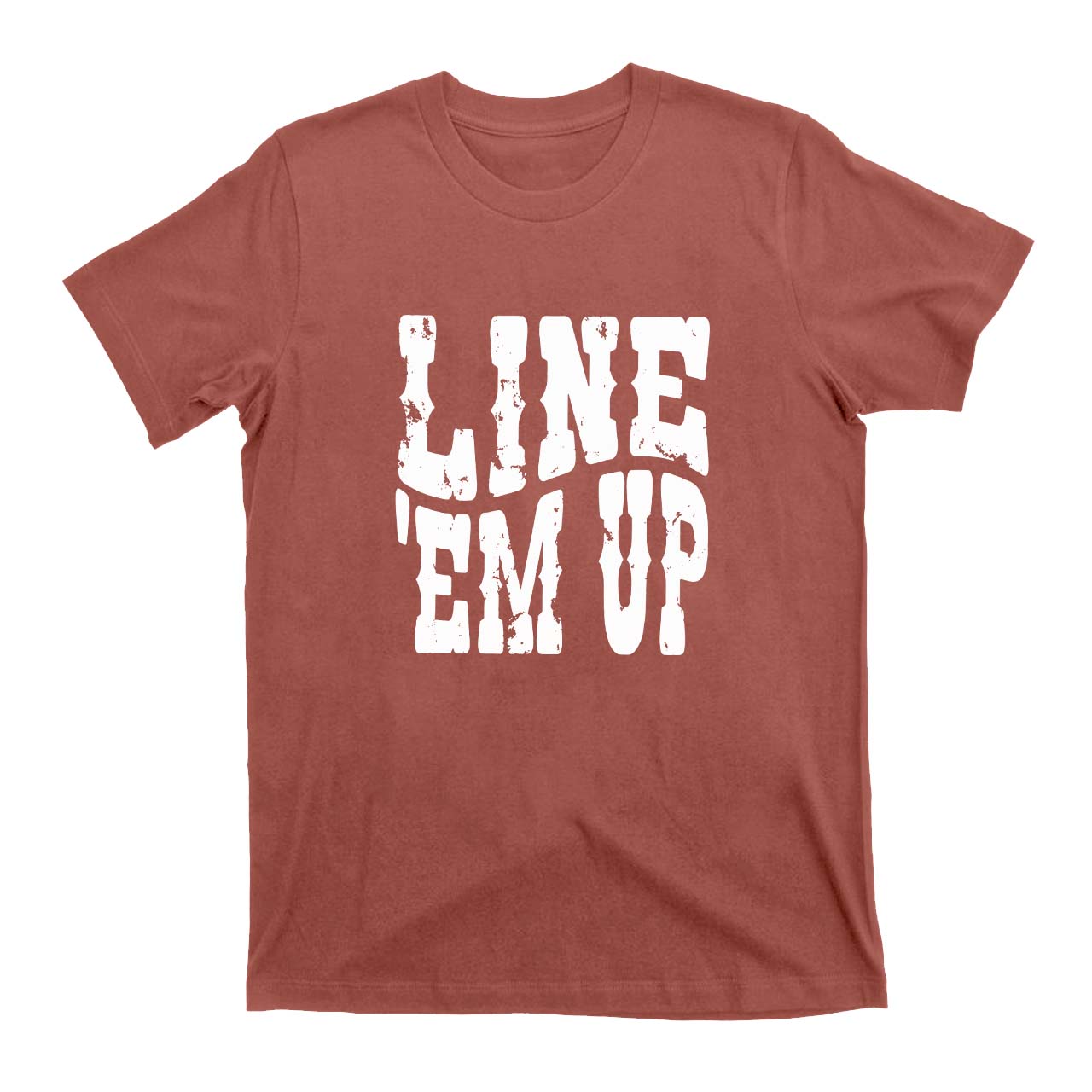 Line'Em Up Cowboy T-Shirts