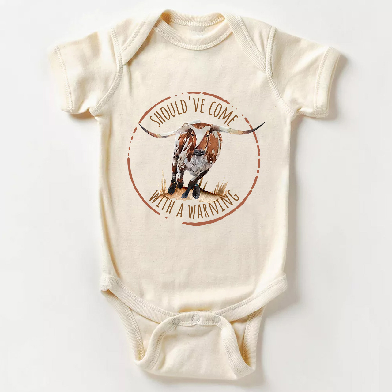 Should've Come With A Warning Baby Bodysuit