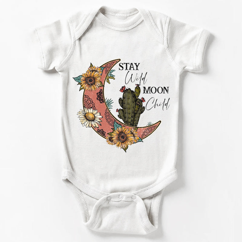 Stay Wild Moon Child Baby Bodysuit