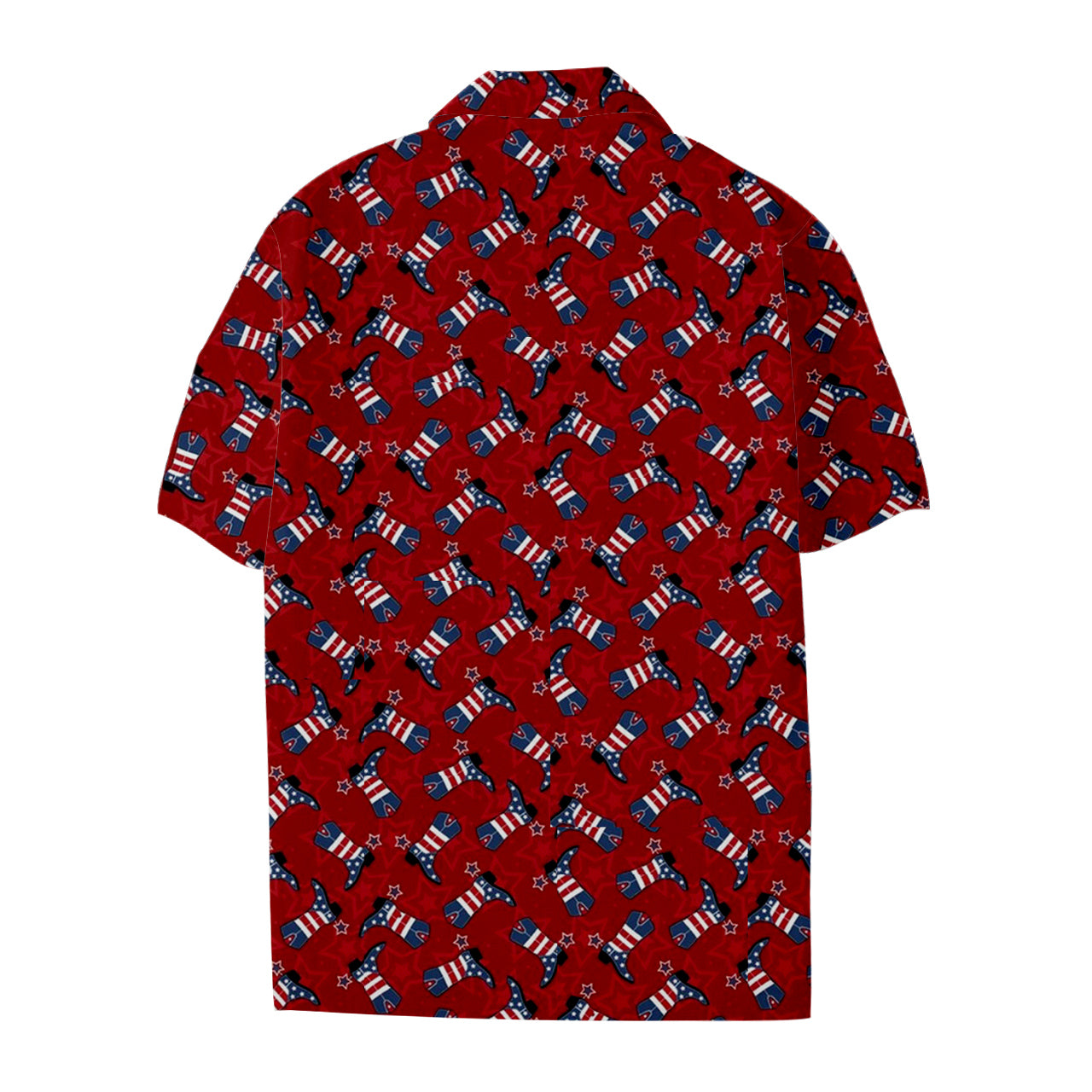 4th Of July Boots Button Up Shirts