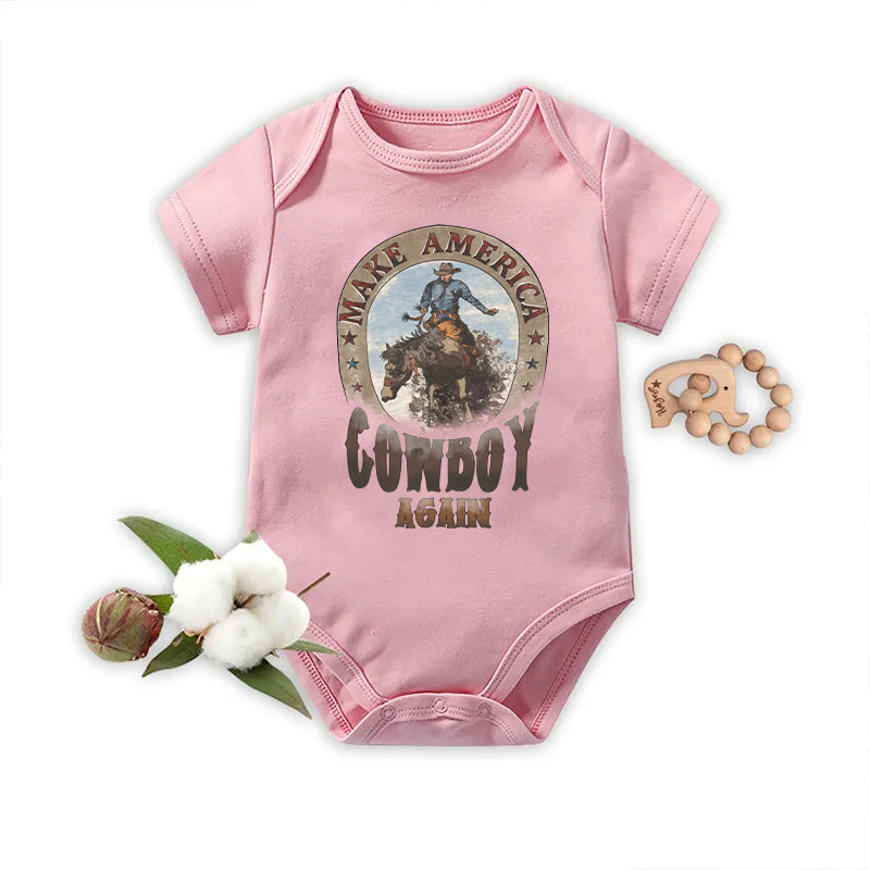 Make America Cowboy Again Baby Bodysuit