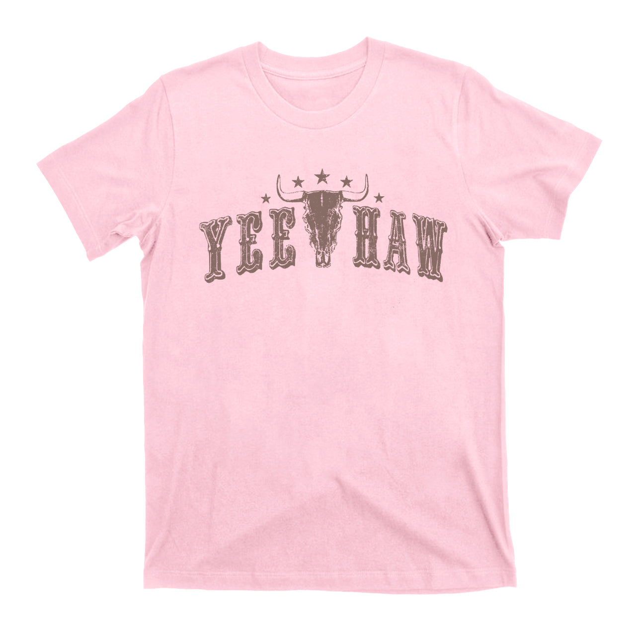 Yee-Haw Cowboy Retro Cow Skull T-Shirts