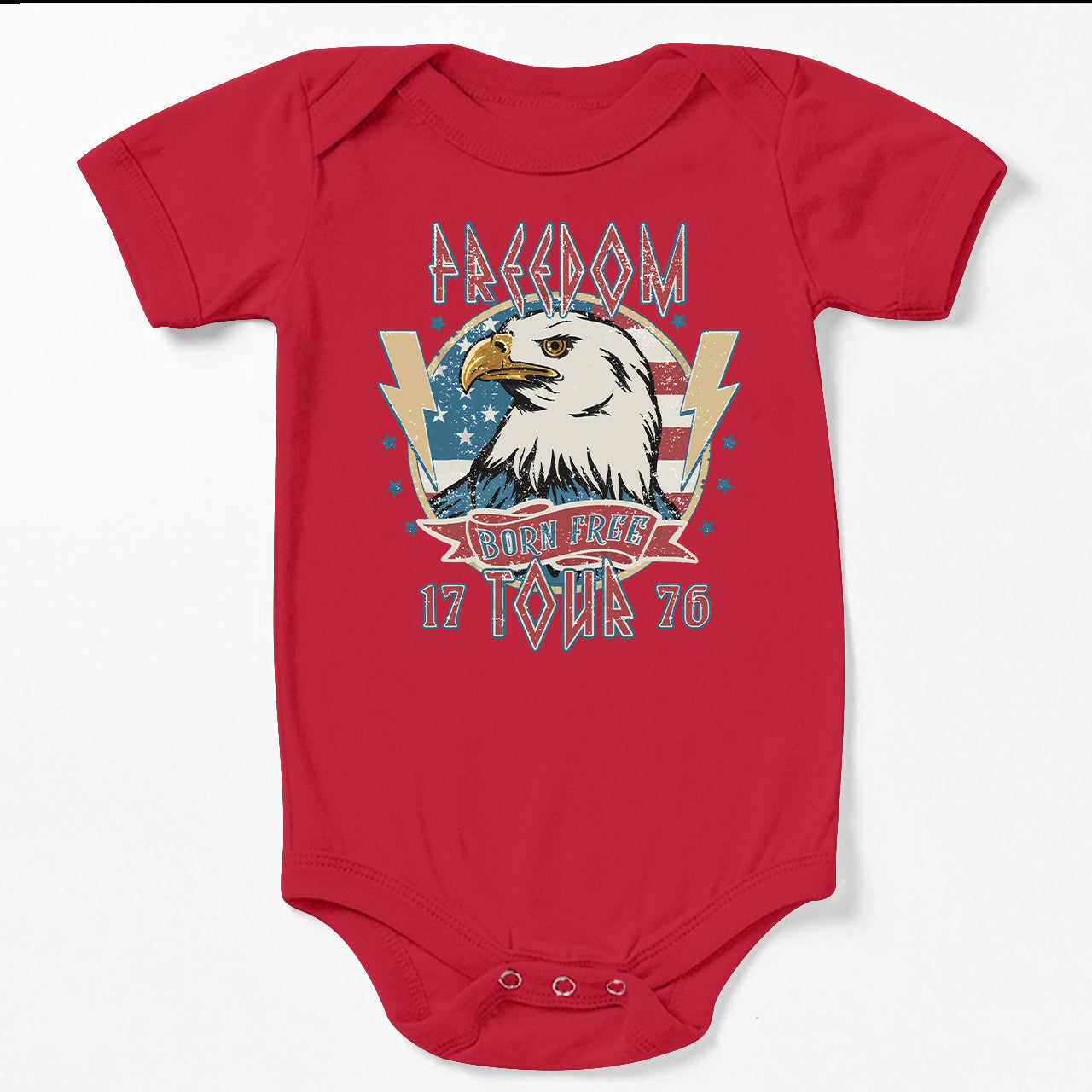 Freedom Born Free 1776 Tour Baby Bodysuit