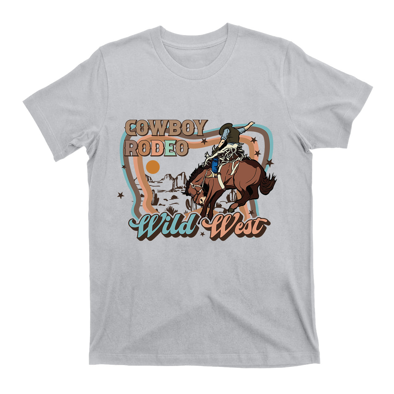 Cowboy Rodeo Wild West Independence Day T-Shirts