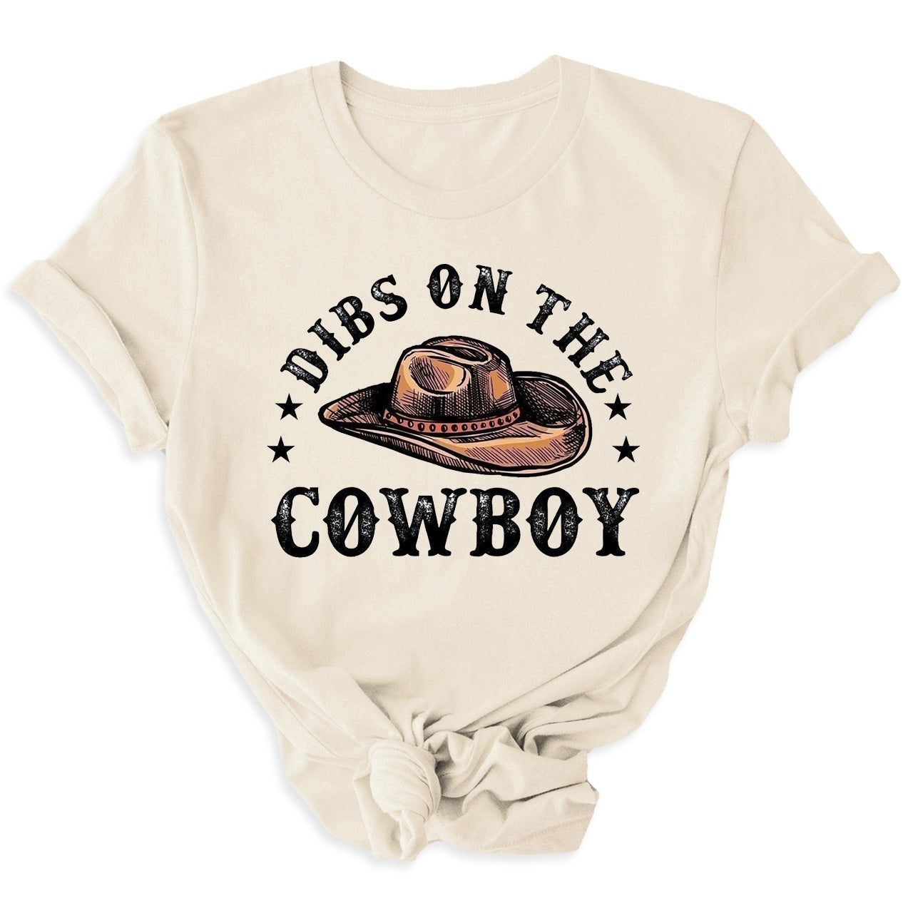 Dibs On The Cowboy Western Tees