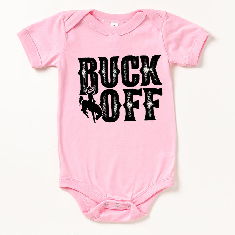 Buck Off Western Theme Baby Bodysuit