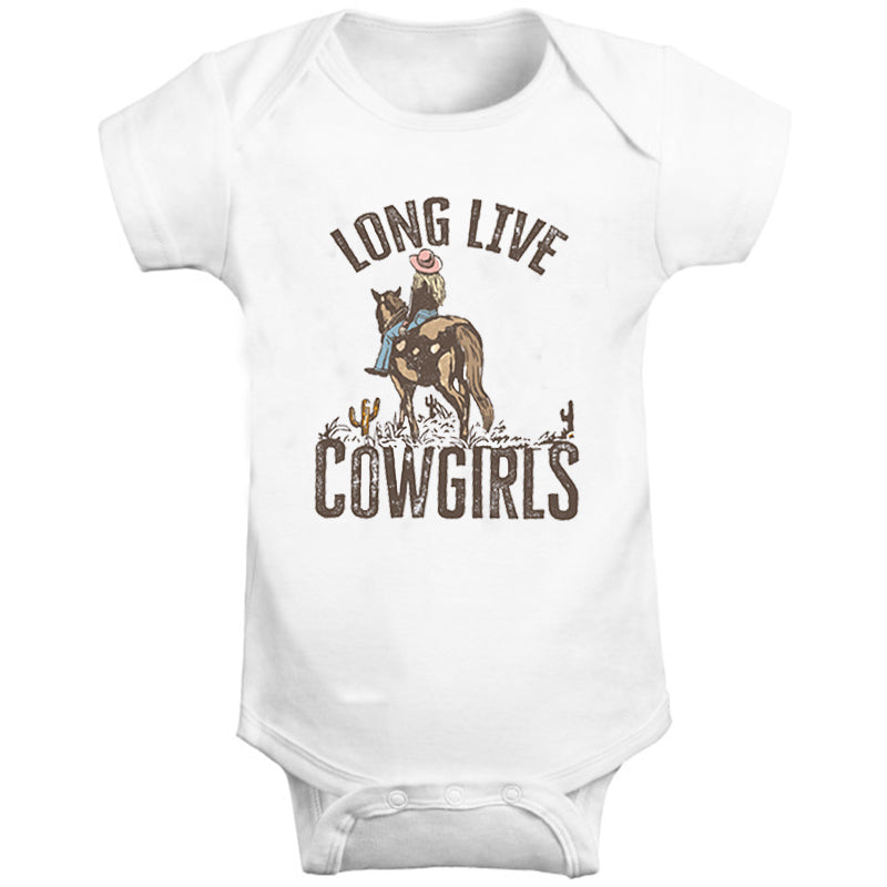 Long Live Cowgirls Baby Bodysuit