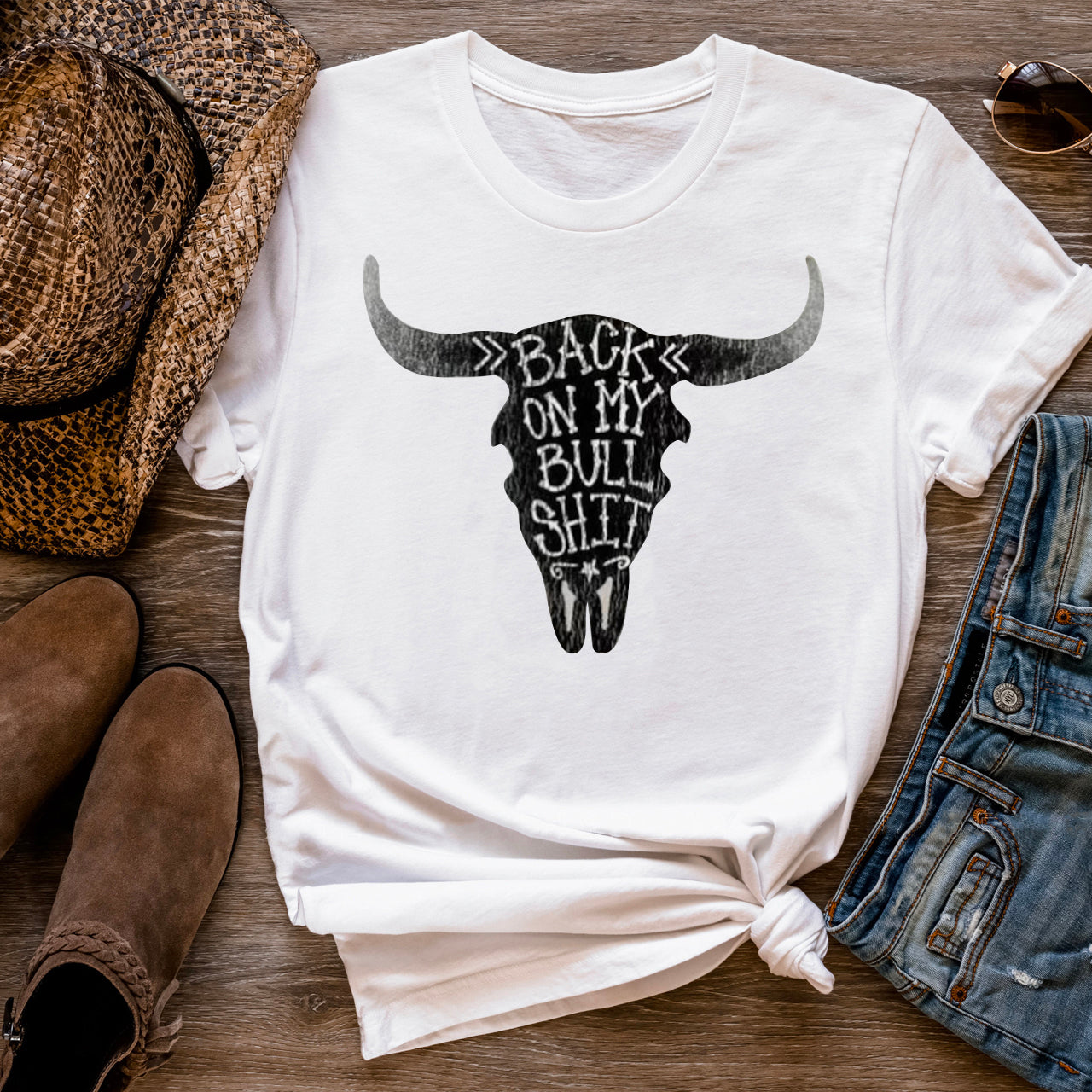 Back On My Bull Boho With Hippy Heritage Tees