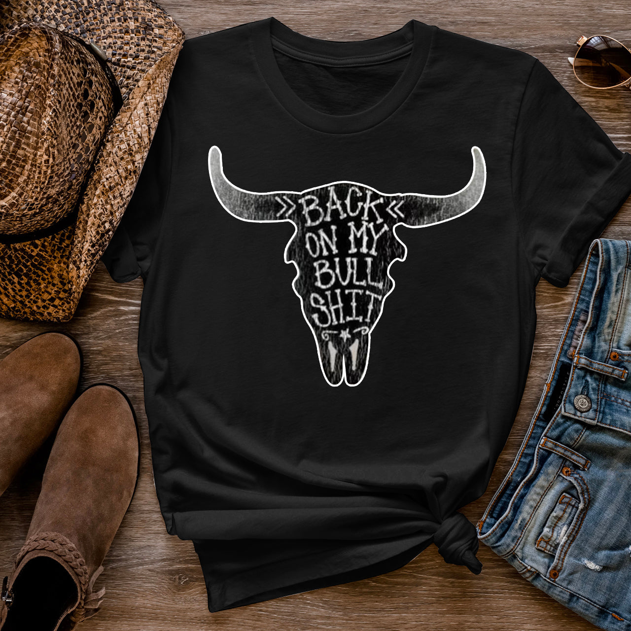 Back On My Bull Boho With Hippy Heritage Tees