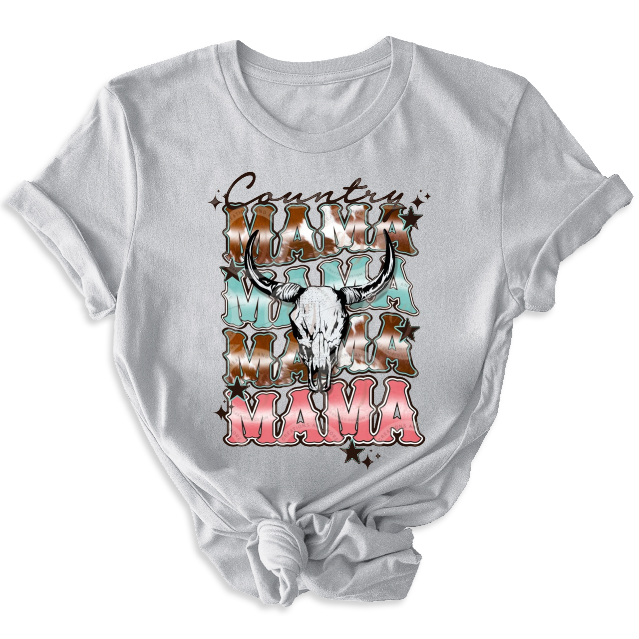 Western Country Mama Cowgirl T-shirt
