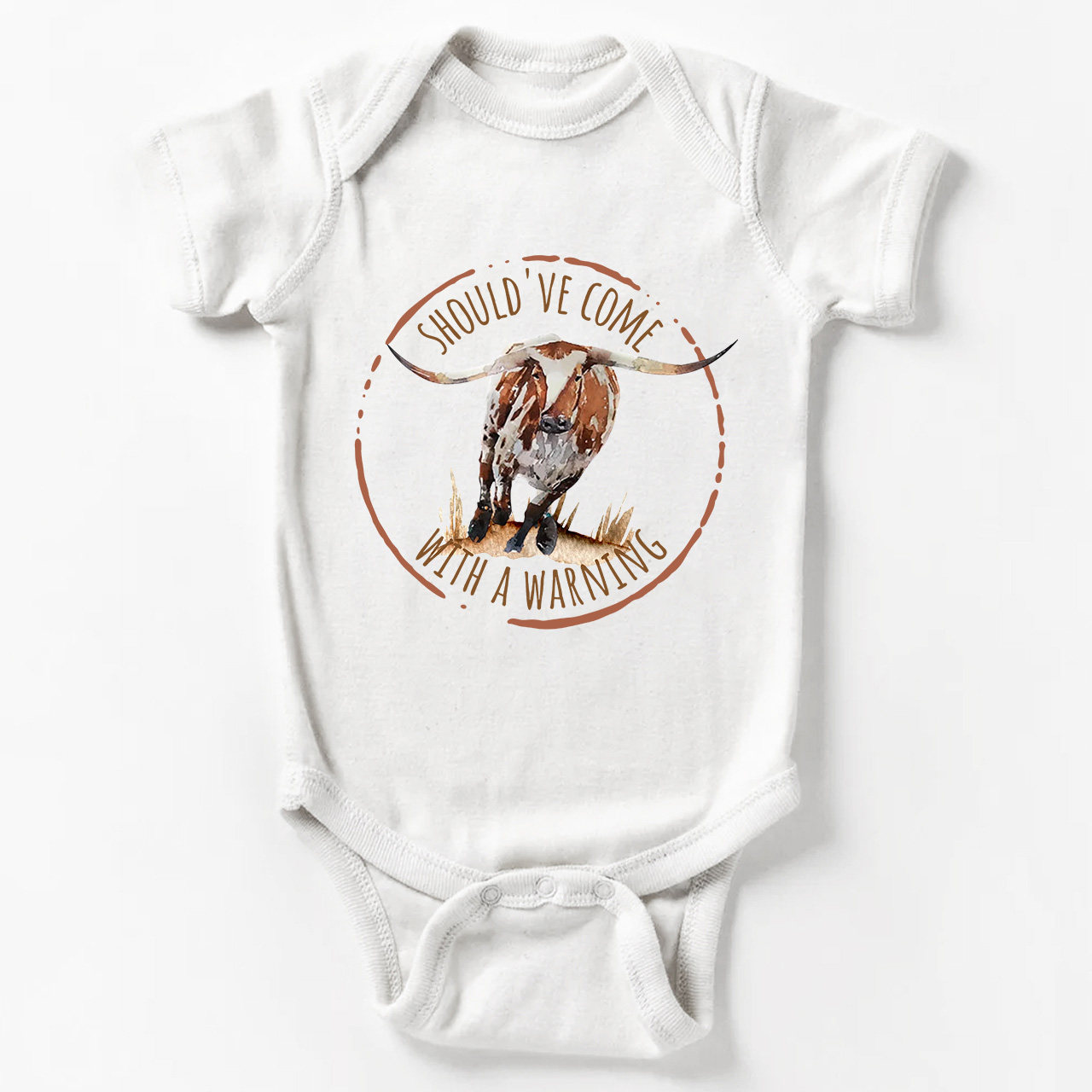 Should've Come With A Warning Baby Bodysuit