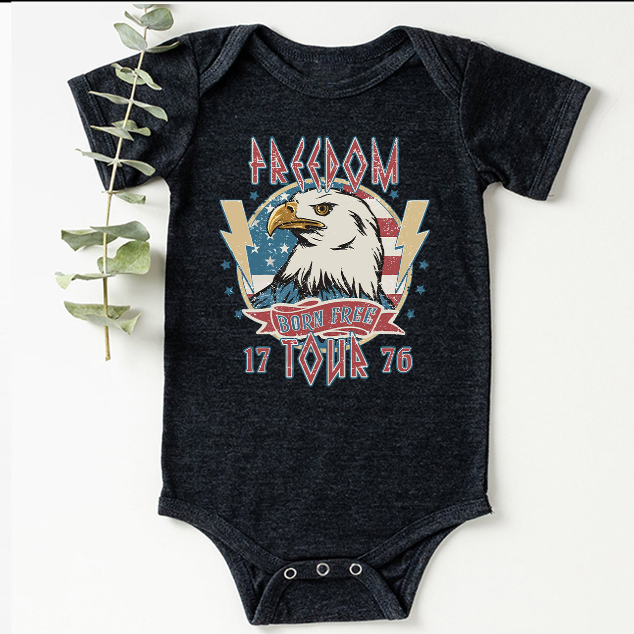 Freedom Born Free 1776 Tour Baby Bodysuit