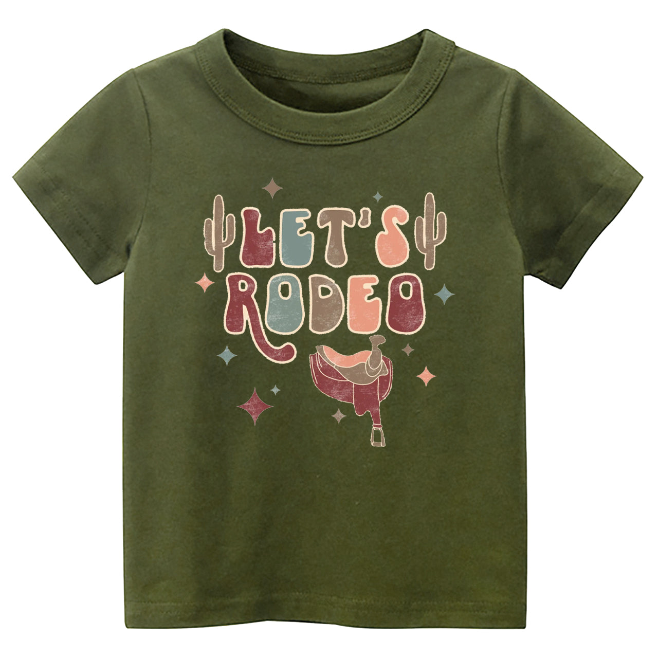 Lets Rodeo Funny Cowboy Kids T-shirt