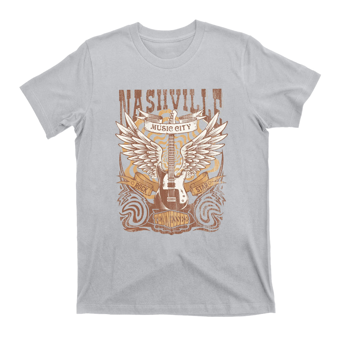 Country Concert Retro Nashville Music City T-Shirts