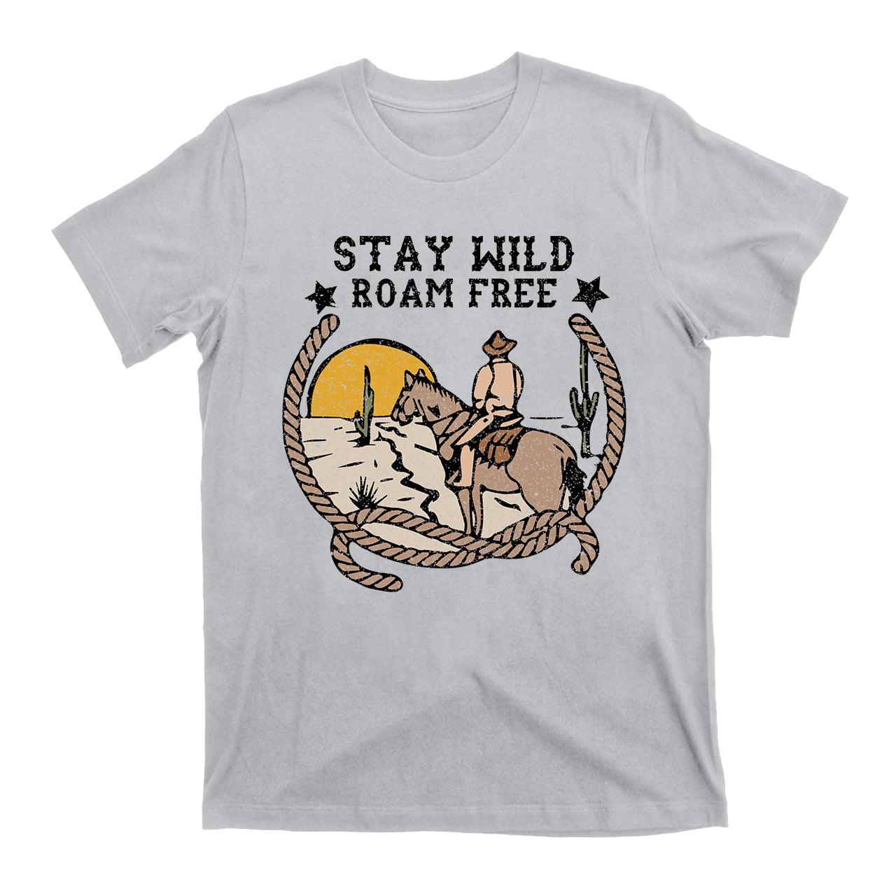 Stay Wild Western Cowboy T-Shirt