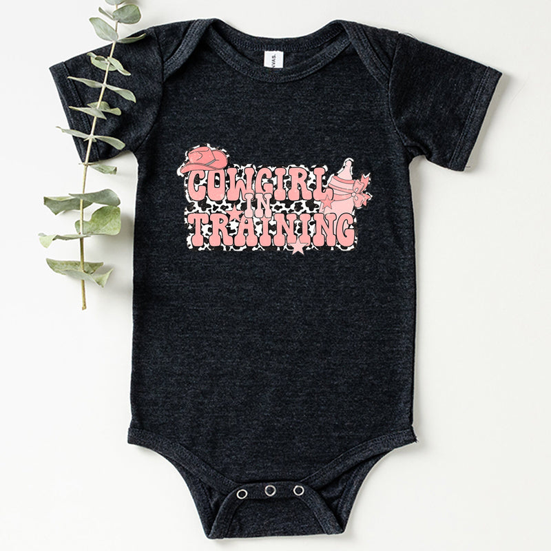 Cowgirl In Training Western Baby Bodysuit