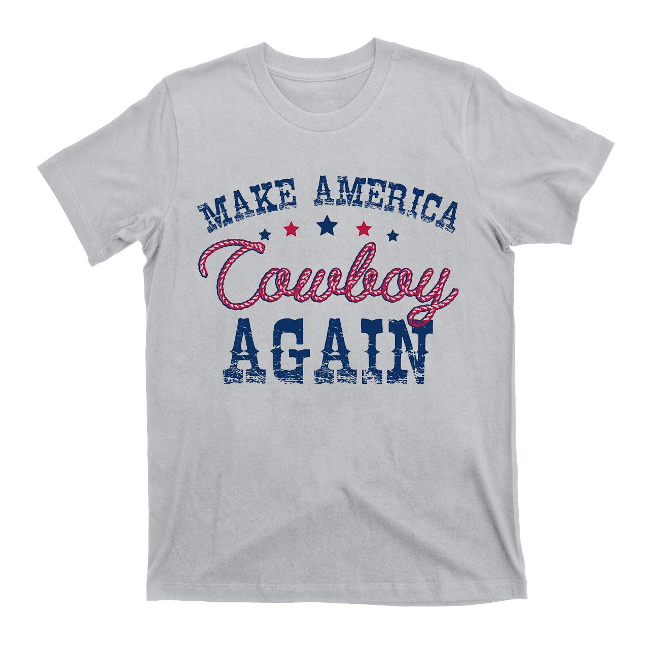 Make America Cowboy Again Hemp Rope Cowboy T-Shirts