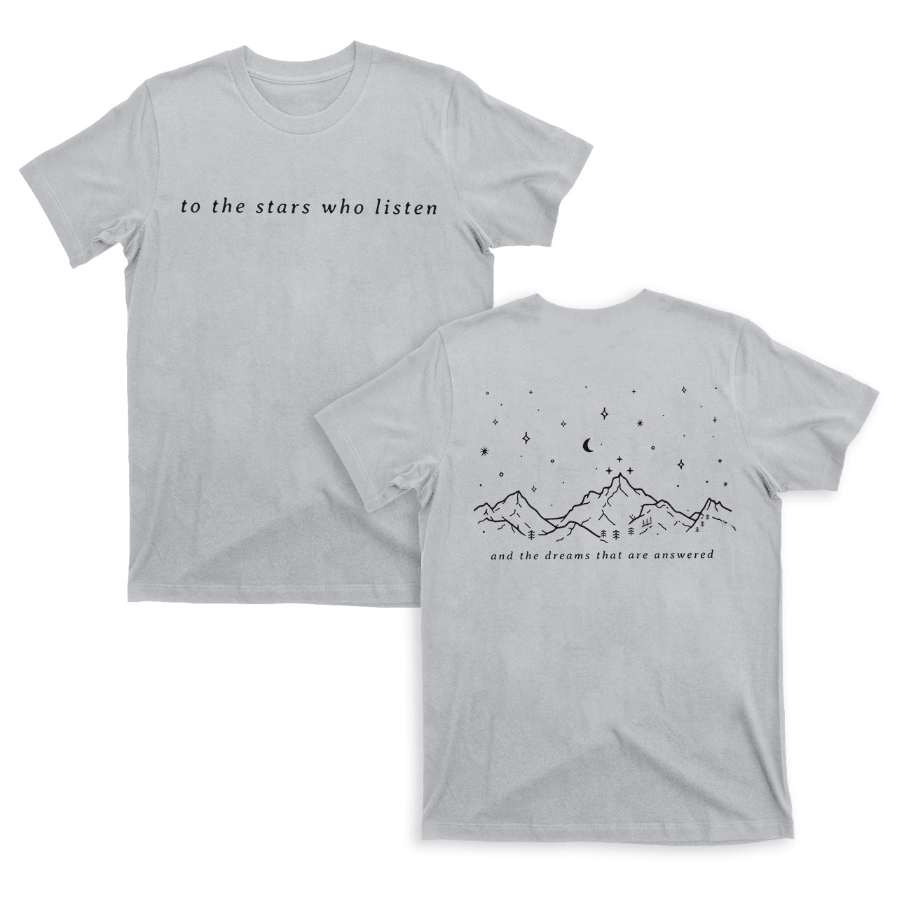 To The Stars Who Listen Western Cowboy T-shirts