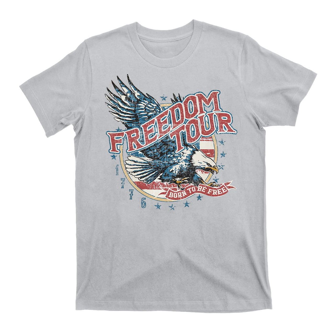 Freedom Tour Born To Be Free Cowboy T-Shirts