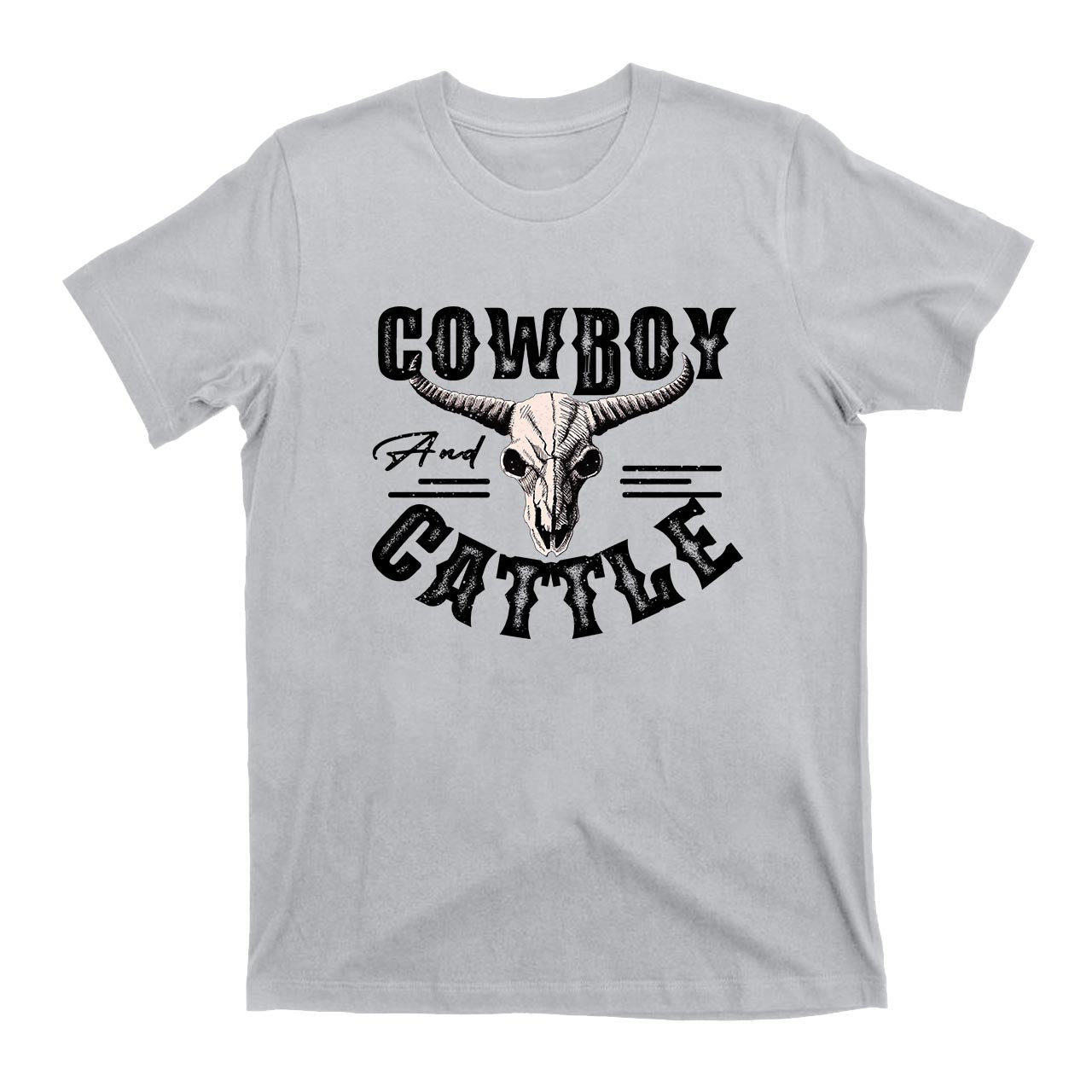 Cowboy And Cattle Western Cowboy T-Shirts