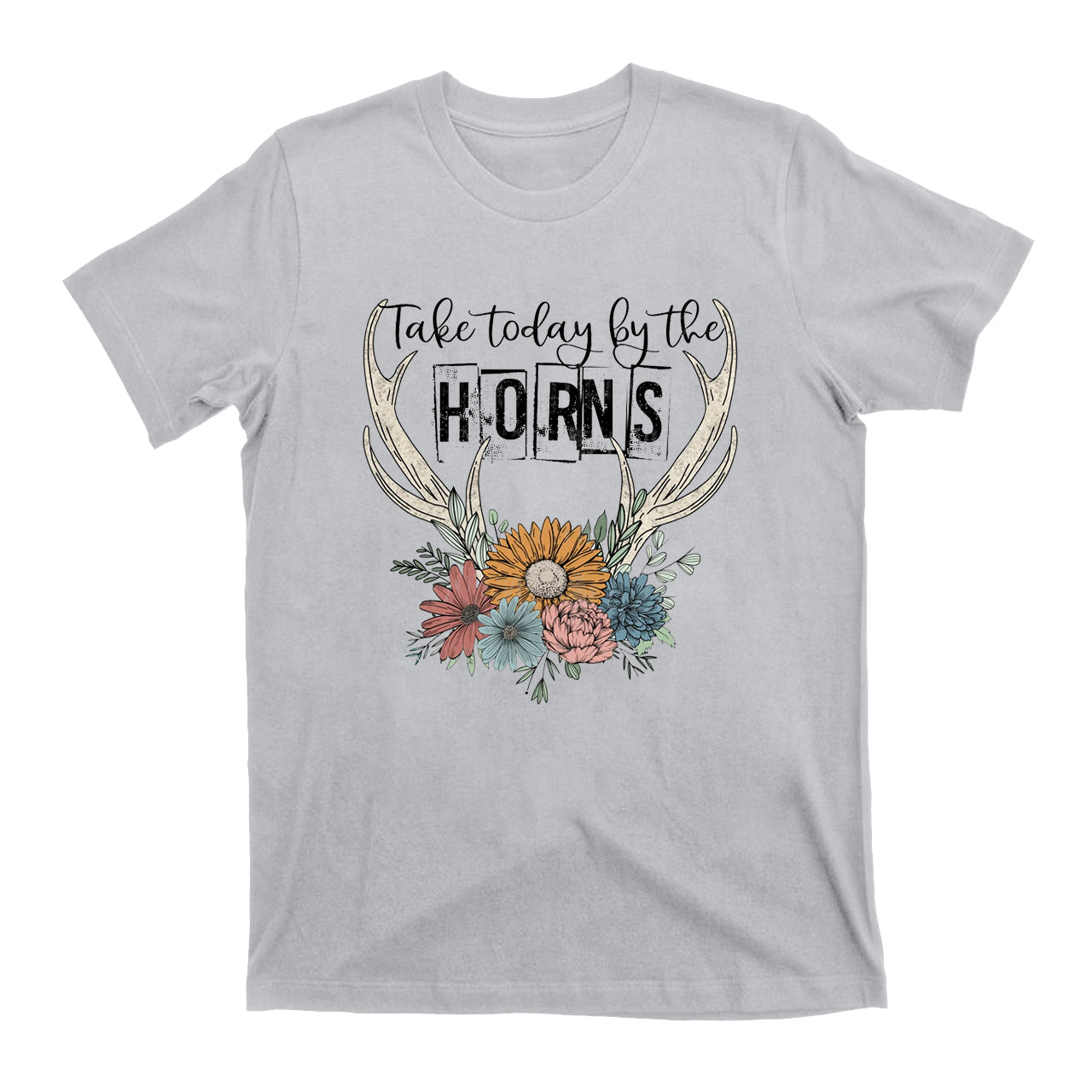 Take Today By The Horns Cowboy T-Shirts