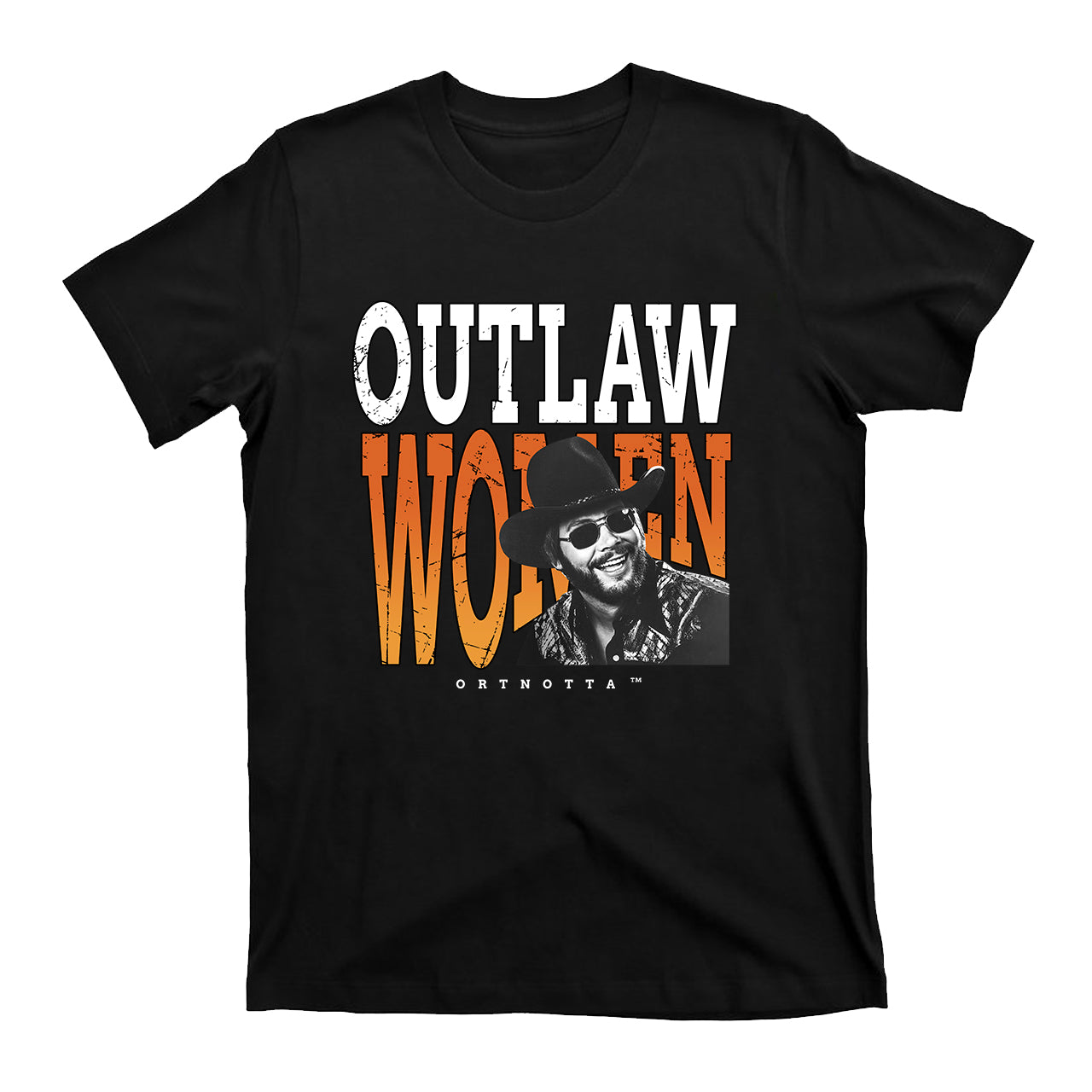 Outlaw Women Hank Western Retro Boho Hippie Shirt