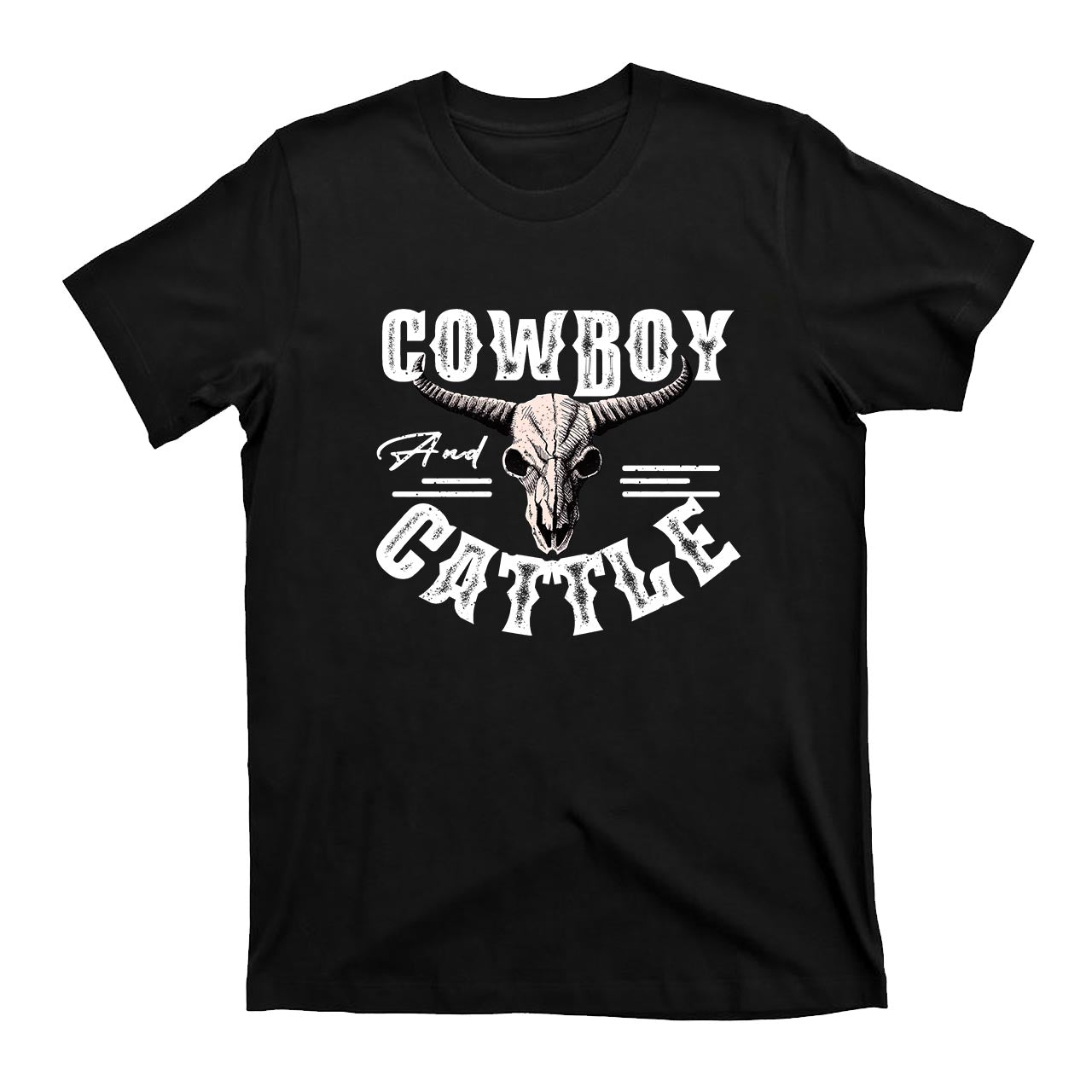Cowboy And Cattle Western Cowboy T-Shirts
