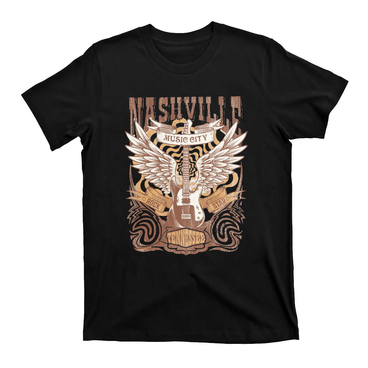 Country Concert Retro Nashville Music City T-Shirts