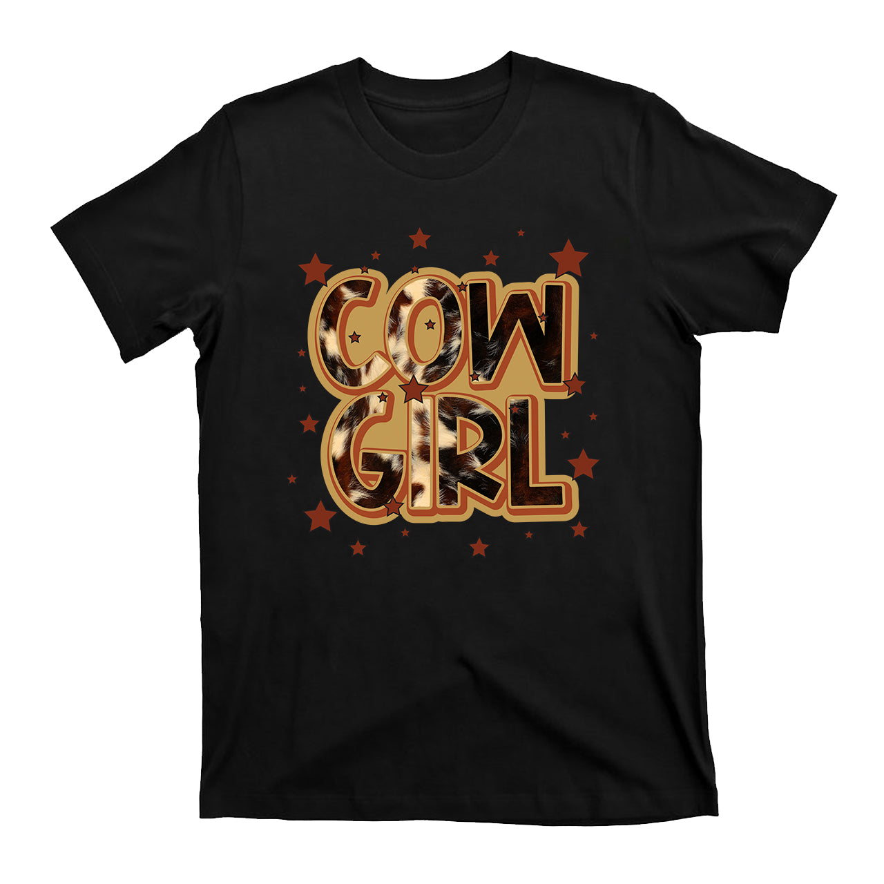 Country Wild West COW GIRL T-Shirts