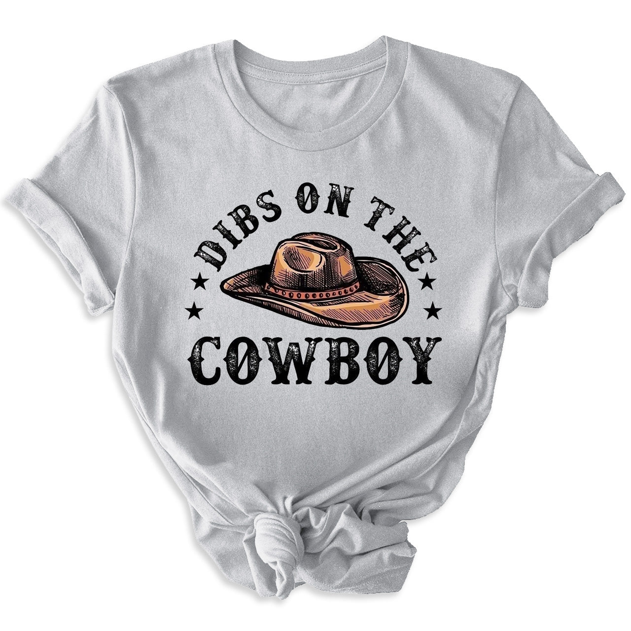 Dibs On The Cowboy Western Tees