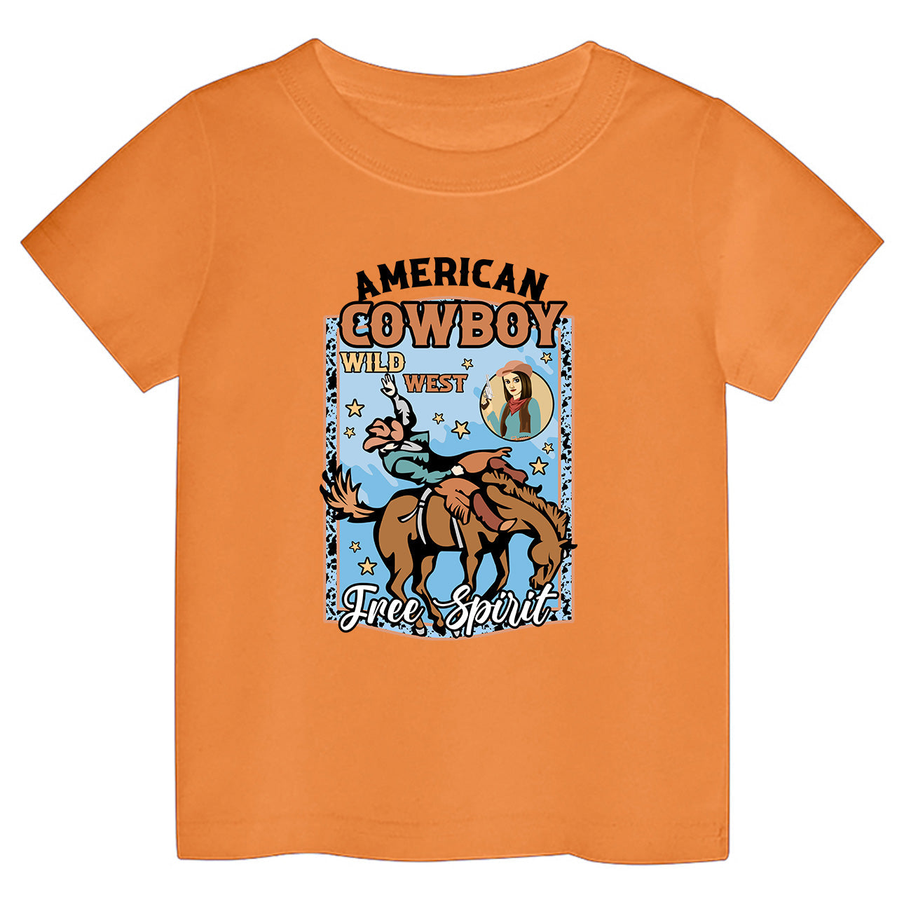 American Cowboy Free Spirit Cowboy Kids T-shirt