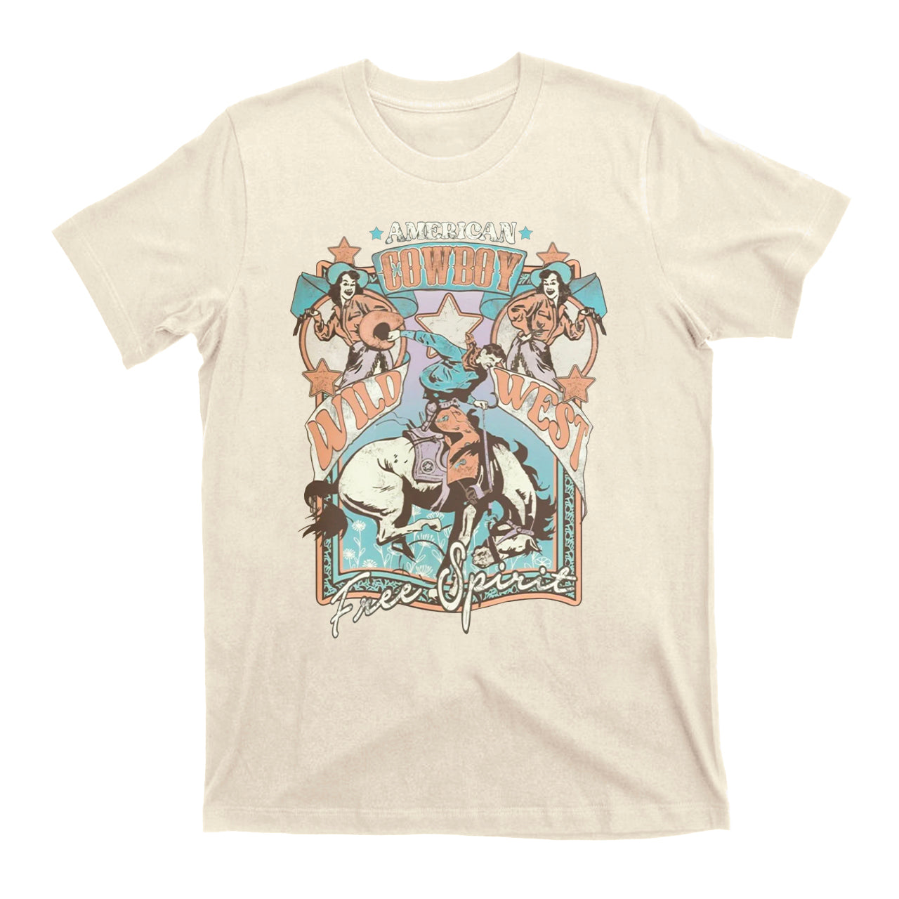 American Cowboy Wild West Cowboy T-Shirts
