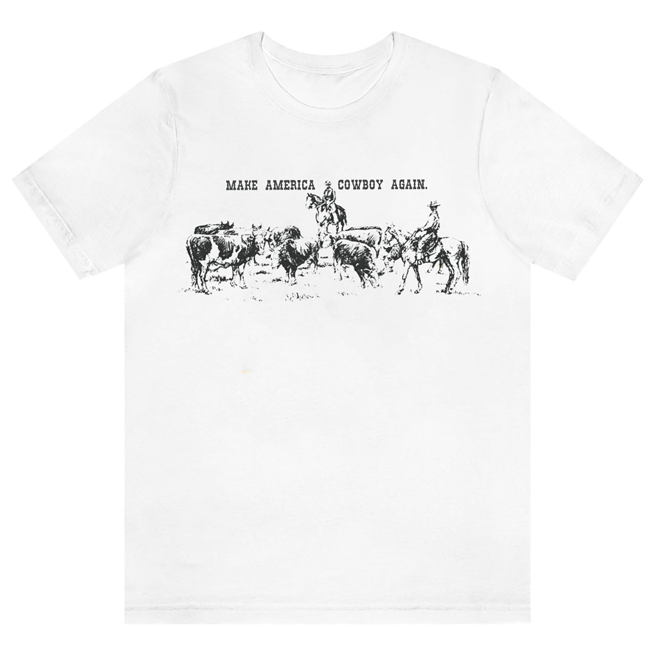 Make America Cowboy Again Patriotic Shirt