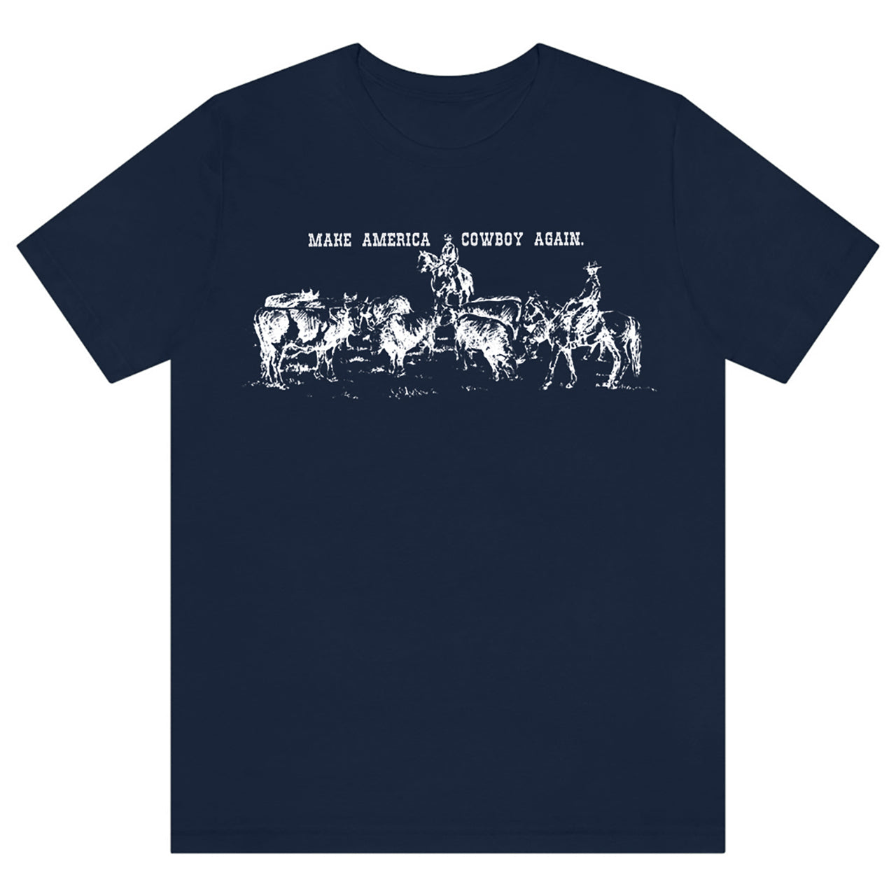 Make America Cowboy Again Patriotic Shirt