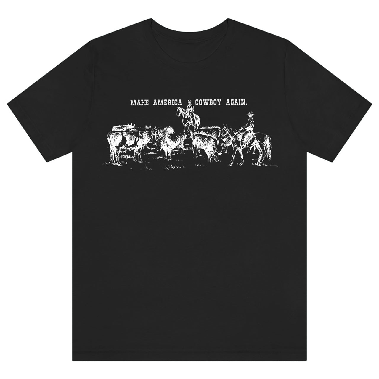 Make America Cowboy Again Patriotic Shirt