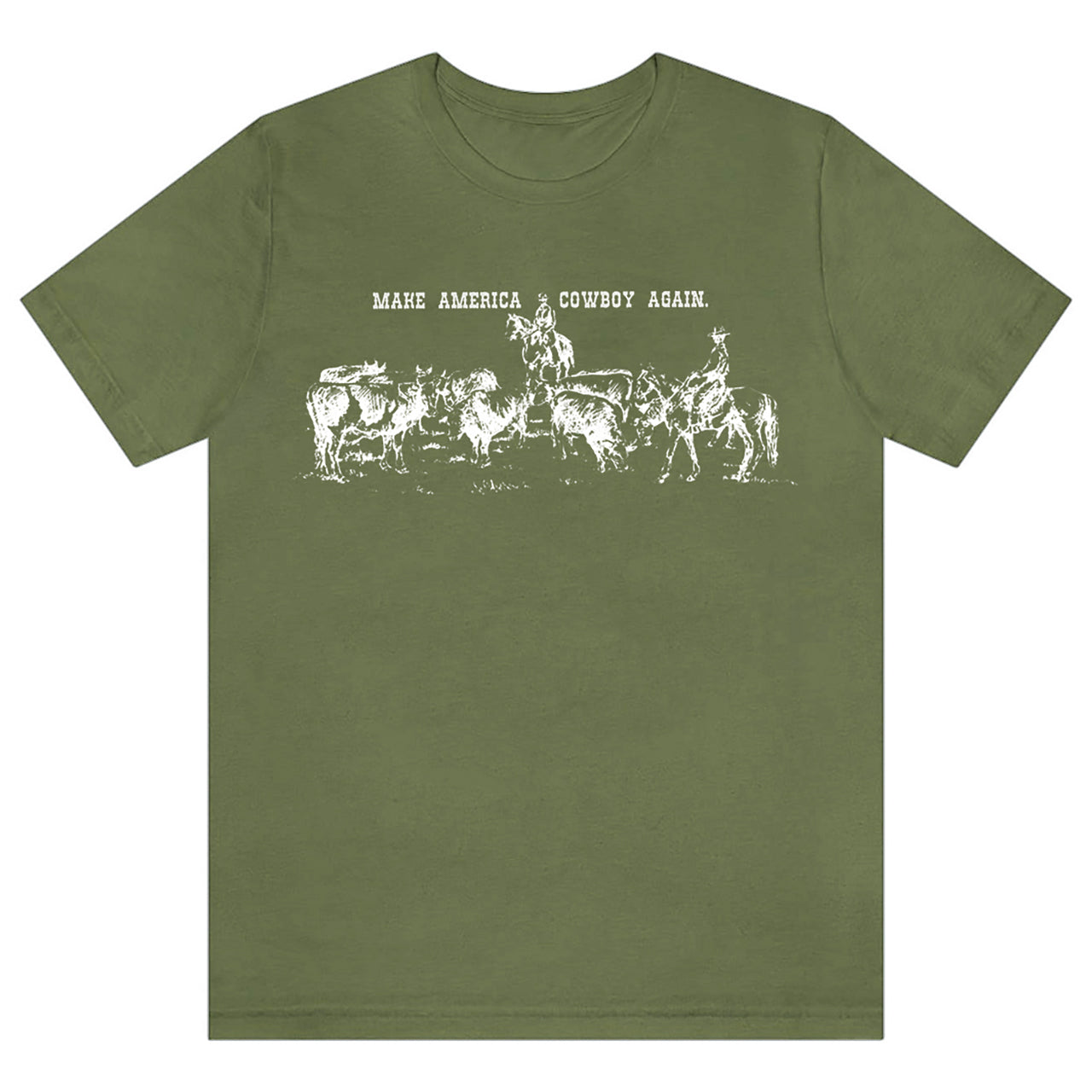 Make America Cowboy Again Patriotic Shirt